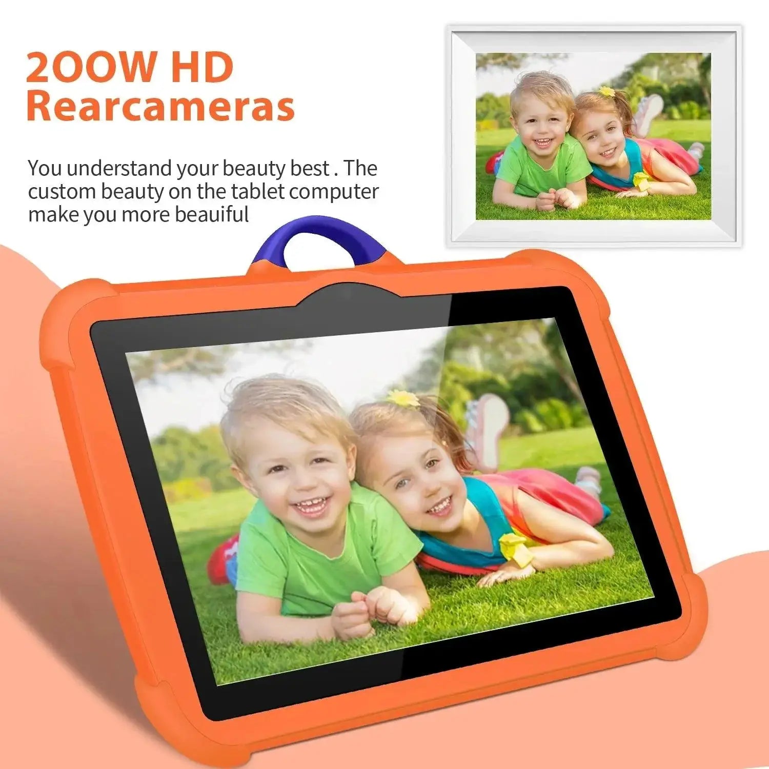Kids 7 Inch Learning Tablet With 5G WiFi And Android 9