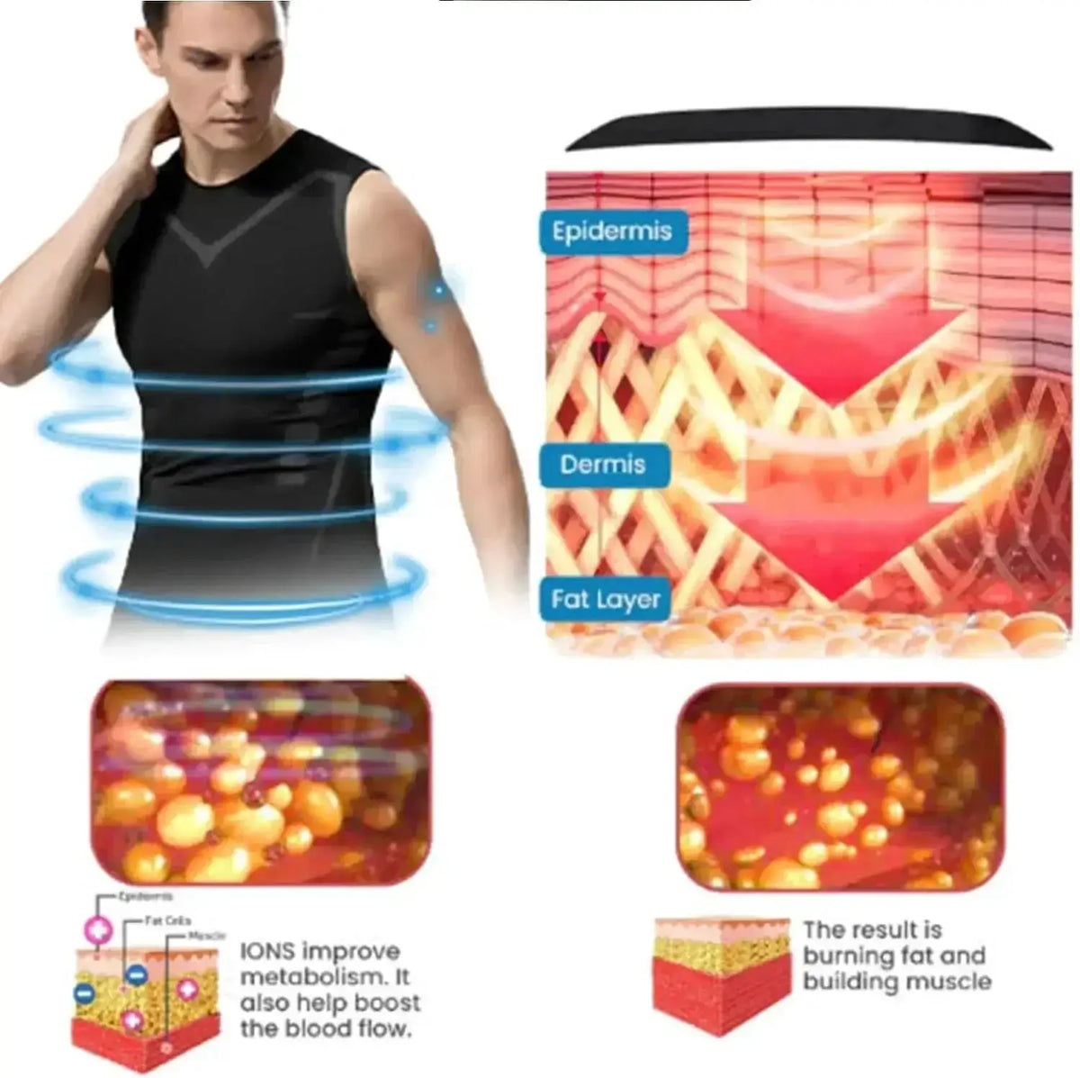 Ice Silk Compression Tank for Men Gym — product view 12