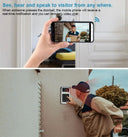 Tuya Smart 1080P WiFi Doorbell With RFID Alerts Never Miss Visitors Night Vision