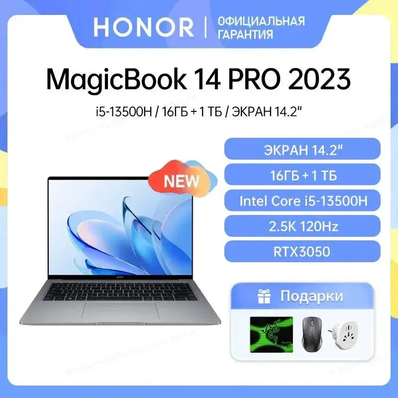Honor MagicBook 14 Pro Laptop Intel Core i5 16GB RTX 3050