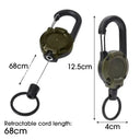 Retractable Carabiner Keychain for Work