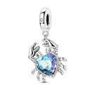 Sterling Silver Charm Beads Rose