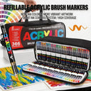 Liquid Acrylic Markers Set