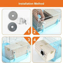 Wood Bird Nest Box for Parrots Breeding