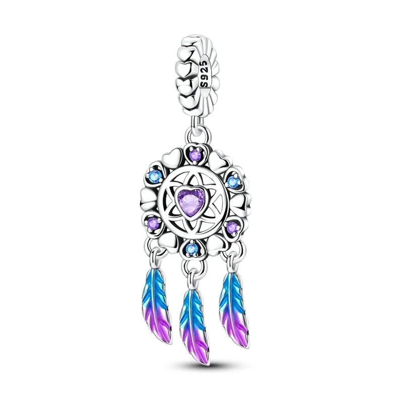 Sterling Silver Charm Beads Luminous