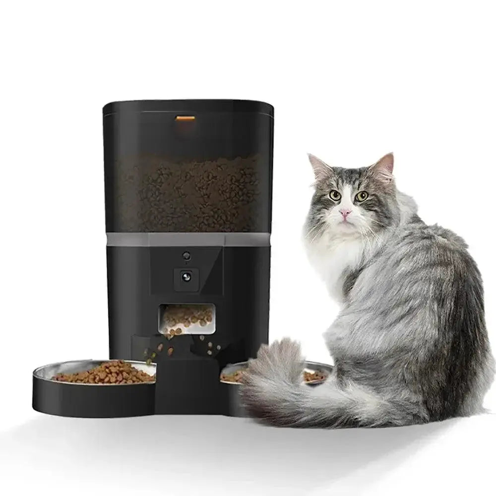 4L Pet Feeder With HD Camera Automatic Dispenser For Pets