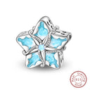 Sterling Silver Blue Purple Butterfly