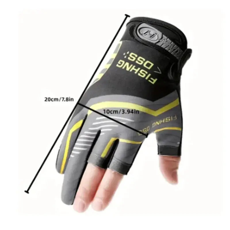 Anti Slip Fishing Gloves Wear Resistant Outdoor Summer