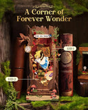 Wooden DIY Book Nook Kit With Lights