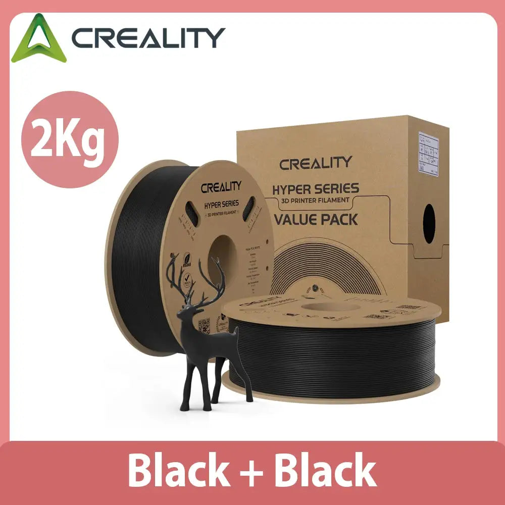 Creality 2 Pack Hyper PLA Filament 1.75mm 2kg Designed for High Speed Printing For Creality Ender 3 V3 SE - KE - Creality K1 MAX