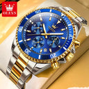 Olevs Men Diving Watch Moon Phase