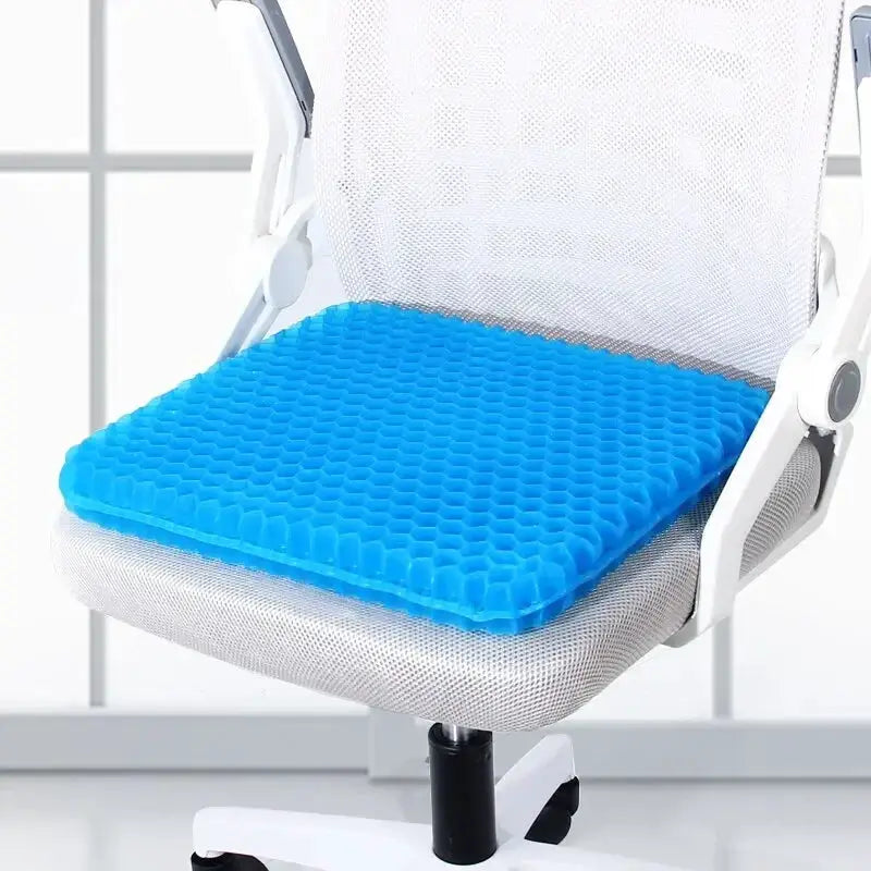 Gel Seat Cushion Breathable Honeycomb Design For Pain Relief - OurLum.com