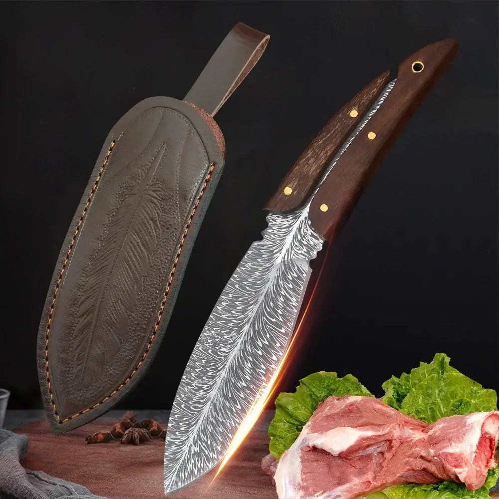 Stainless Steel Boning Knife With Wooden Handle 3 Inch - OurLum.com
