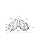 1PCS Non Perforated Bathroom Triangle Shelf Wall Mounted Storage