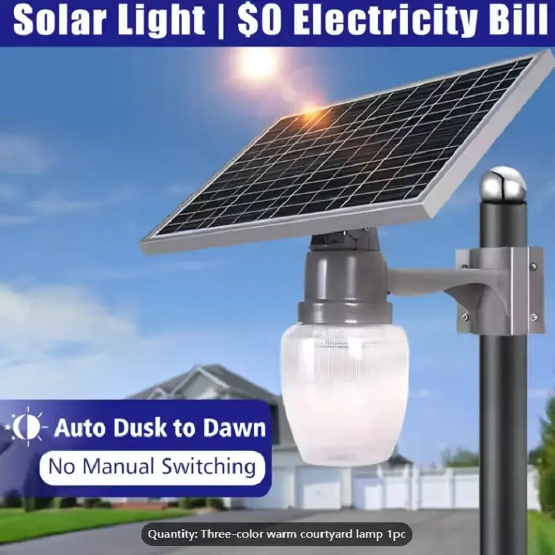 Outdoor Solar Garden Light With Remote — product view 4