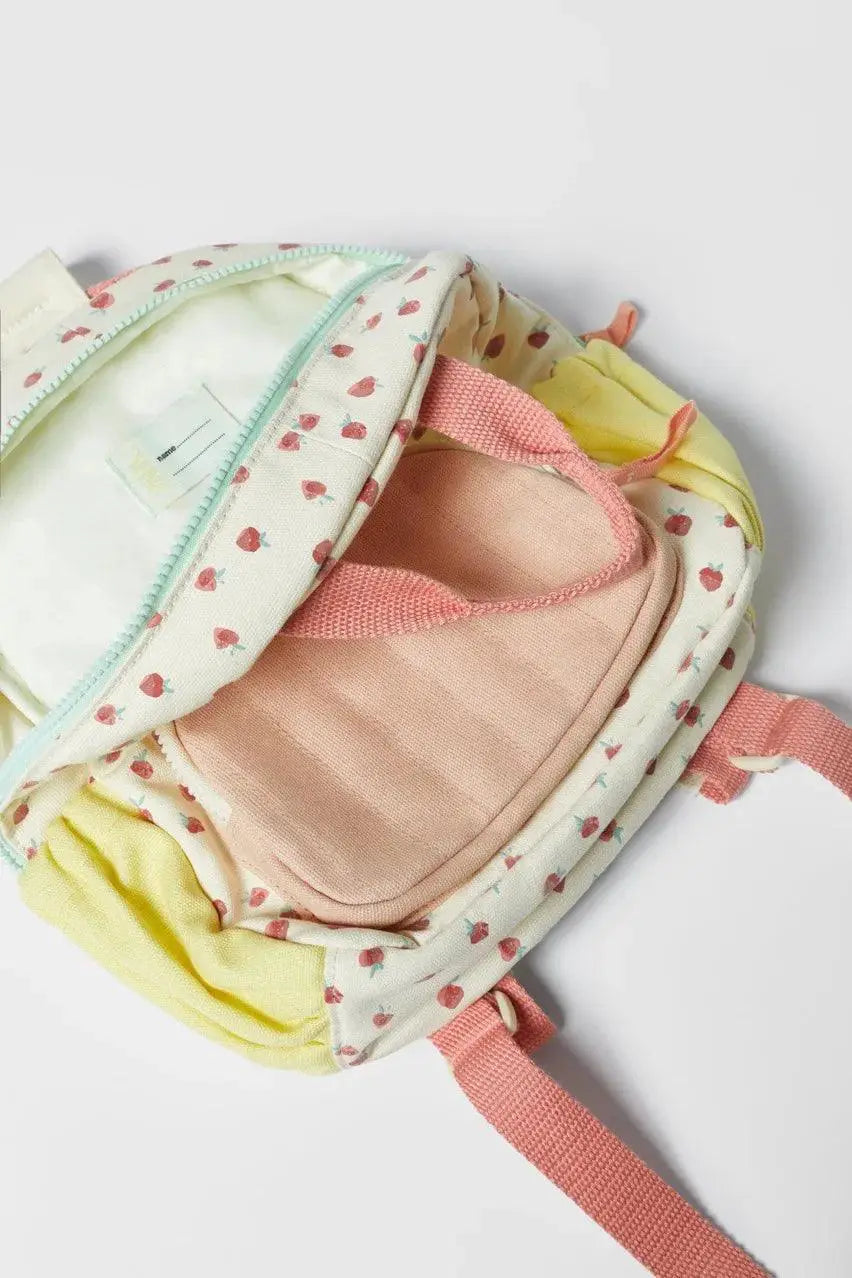 Waterproof Cartoon Embroidered Kids Backpack Lightweight