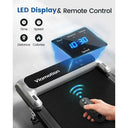 Portable Foldable Treadmill With Handle Incline 2.5HP Home Gym