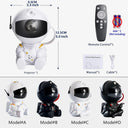 Galaxy Star Astronaut Projector LED Night Light Decor
