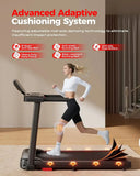 Whisper Quiet 3 In 1 Walking Pad Treadmill Incline 3HP HomeOffice