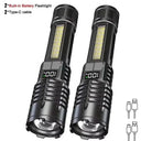 LED Flashlight - Waterproof Zoom Rechargeable
