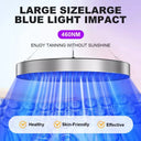 Tanning Lamp Blue Light Black Light Home Sunbathing with Foldable