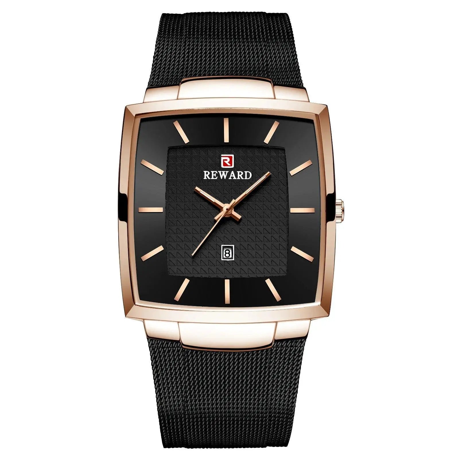 Gold Quartz Mens Watch Waterproof Luxury Timepiece