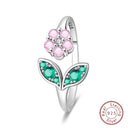 Adjustable Ring Sterling Silver Mermaid
