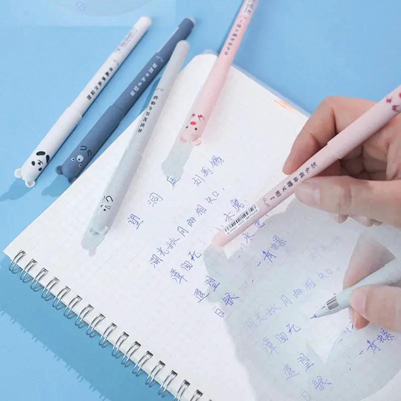 Cartoon Cat Gel Pens Set for Cute Animal Designs Fun Colors