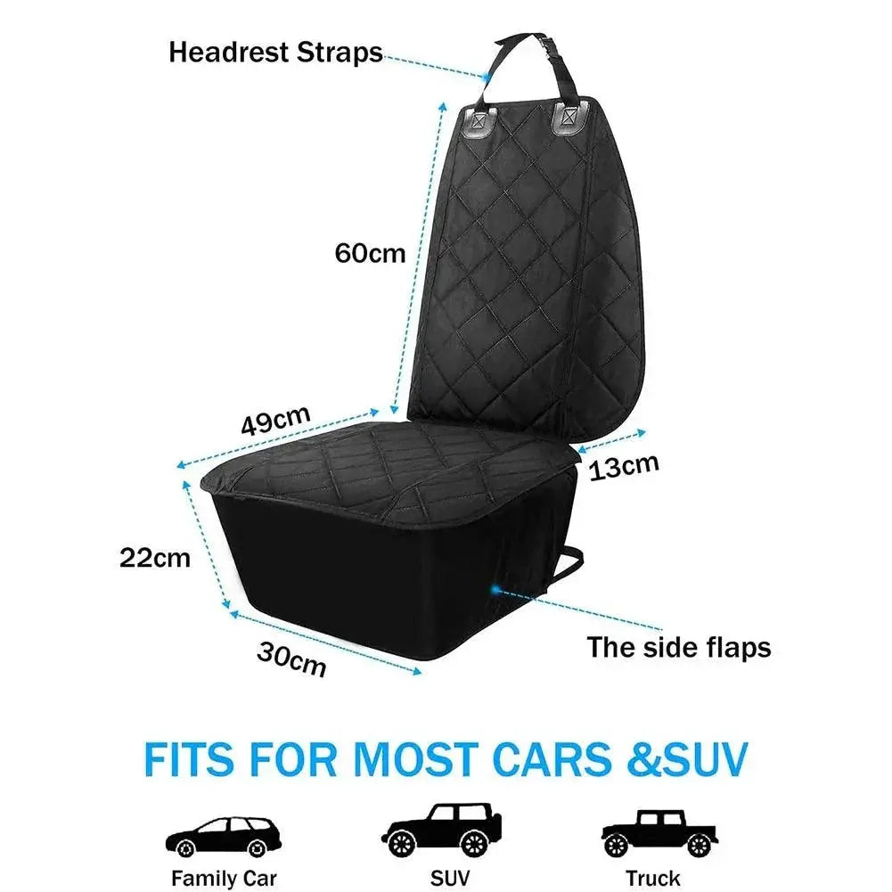 Waterproof Non Slip Dog Car Front Seat Cover For Pets