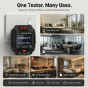 Outlets Testor LCD Digital Socket Tester UK Plug Voltage Wiring Fault Detector RCD Test Ground Neutral Polarity Check 90-250V