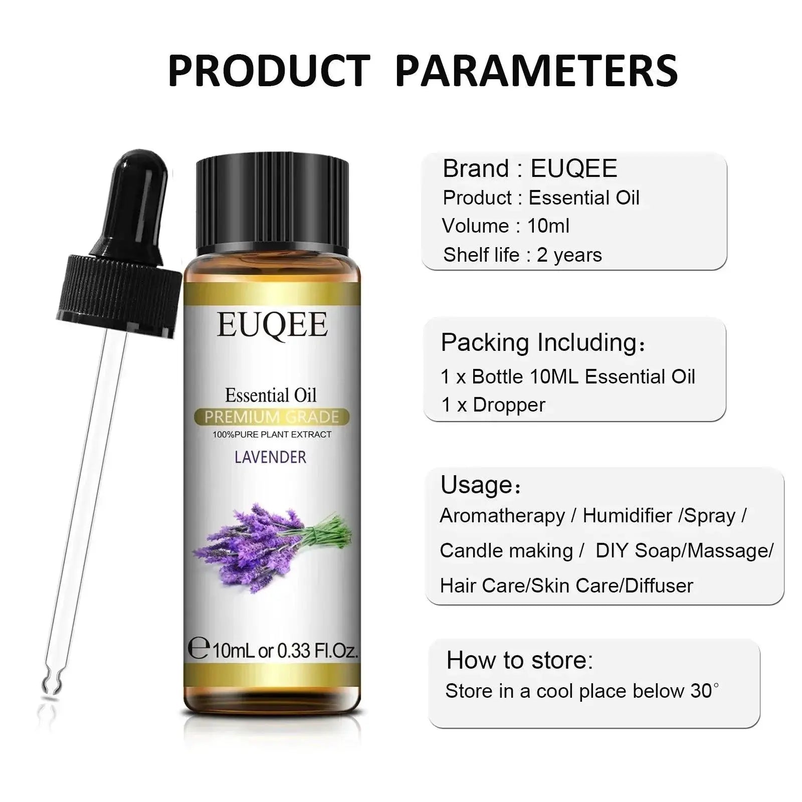 Pure Essential Oil Set Organic Blends for Wellness
