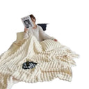 Rabbit Fur Blanket for Winter Warmth