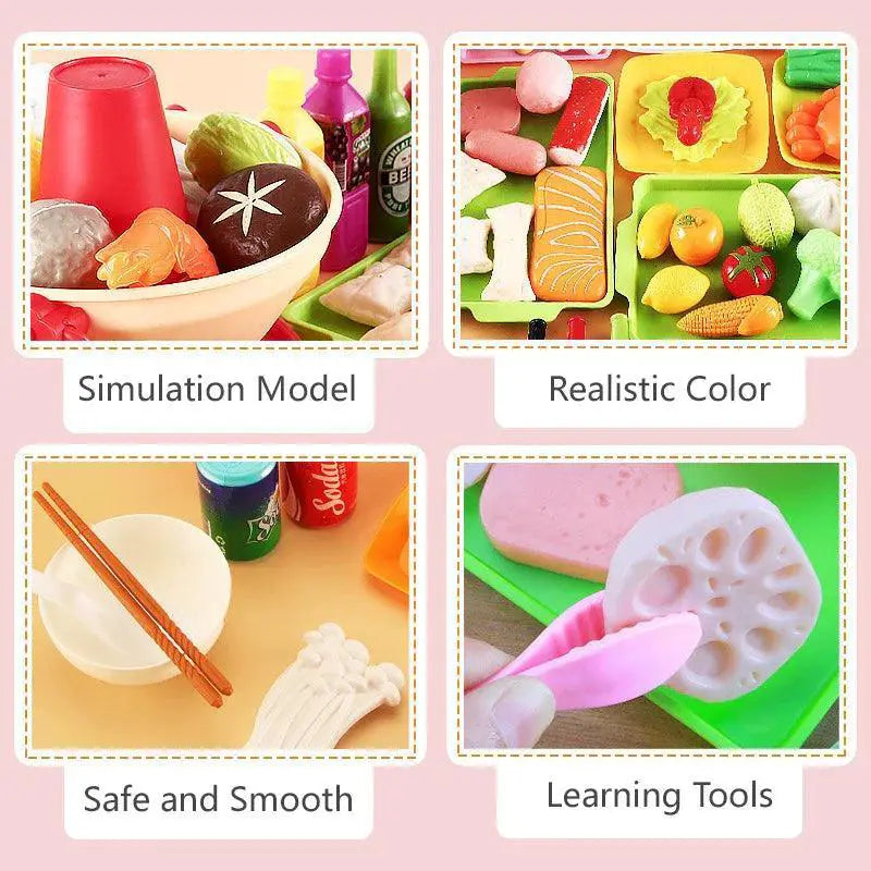 Interactive Pretend Play Kitchen BBQ Toys for Kids