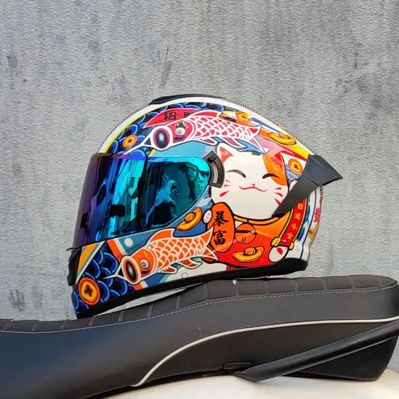 Full Face Double Visor Racing Helmet — product view 5