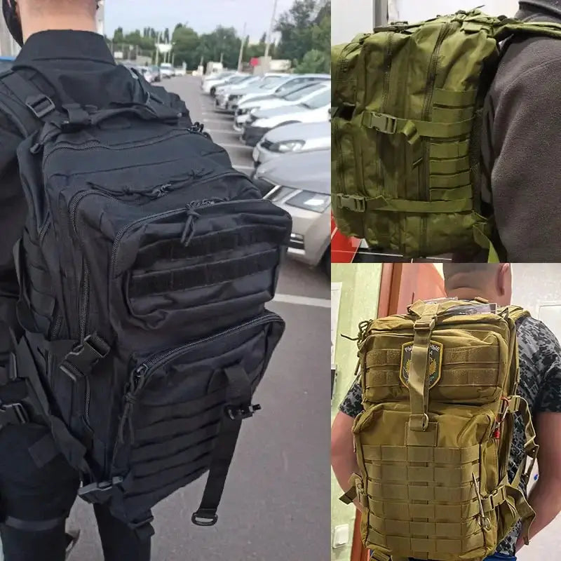 Large Capacity Waterproof Tactical Backpack 50L For Men