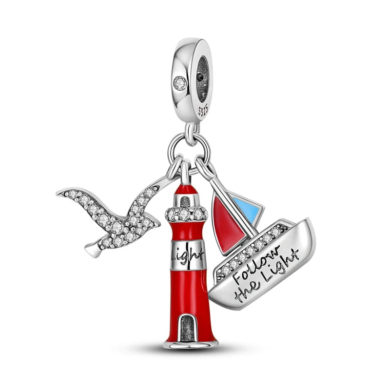 Sterling Silver Charm Paris Eiffel