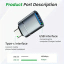 Usb 3.0 Type C Otg Adapter - High Speed Transfer