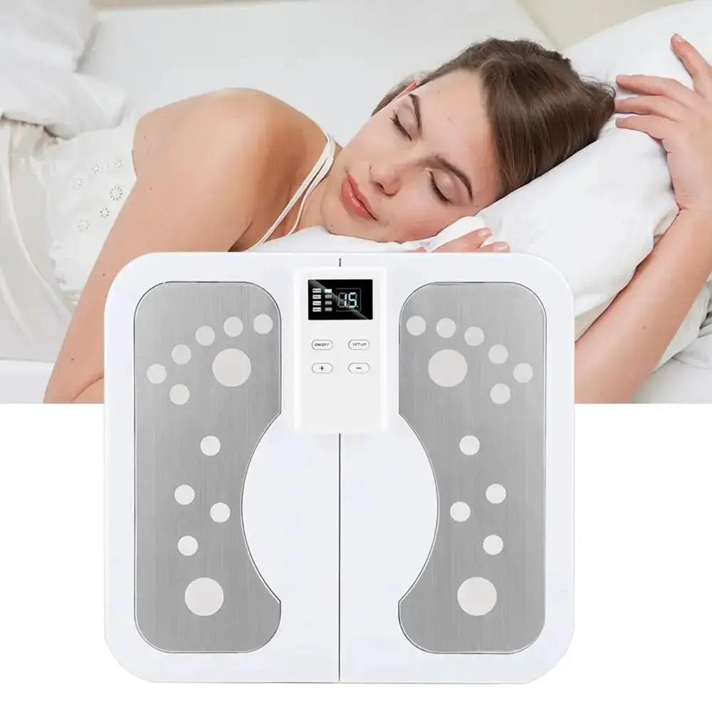 Remote Control Foot Massager Kneading Compression Low Frequency Pulse Electric Foot Stimulator Electric Stimulator Foldable