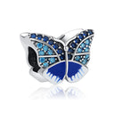 Sterling Silver Charm Firefly Butterfly