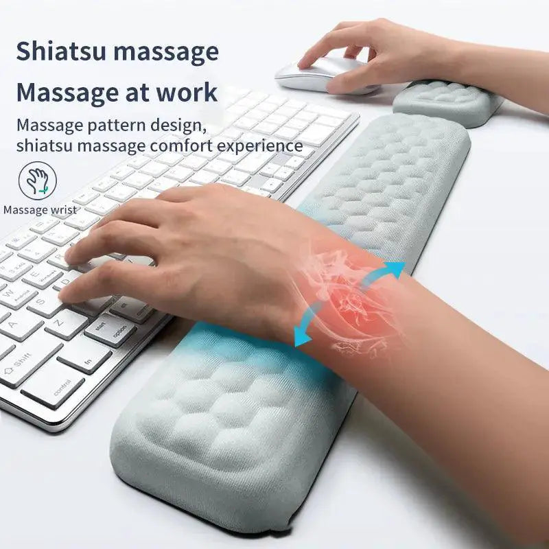Ergonomic Memory Cotton Wrist Rest For Keyboard And Mouse