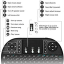 Ergonomic Wireless Mini Keyboard for TV