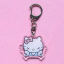 Anime Hello Kitty & My Melody Keychain Set for Fans