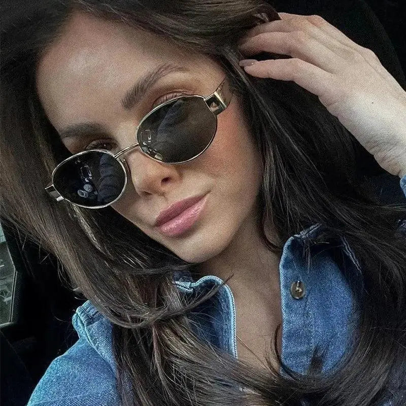 UV400 Punk Round Sunglasses Unisex For Men And Women