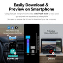 Clear Dash Cam for Drivers 360Rotation