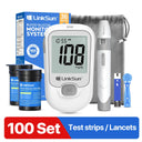 LinkSun Blood Glucose Meter - With Strips Lancets