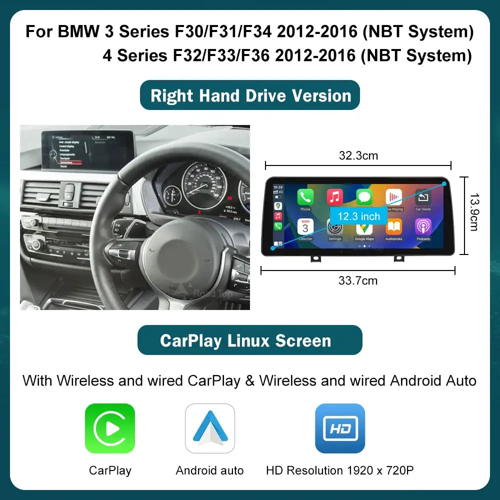 BMW CarPlay Screen - Quick Installation -  product image