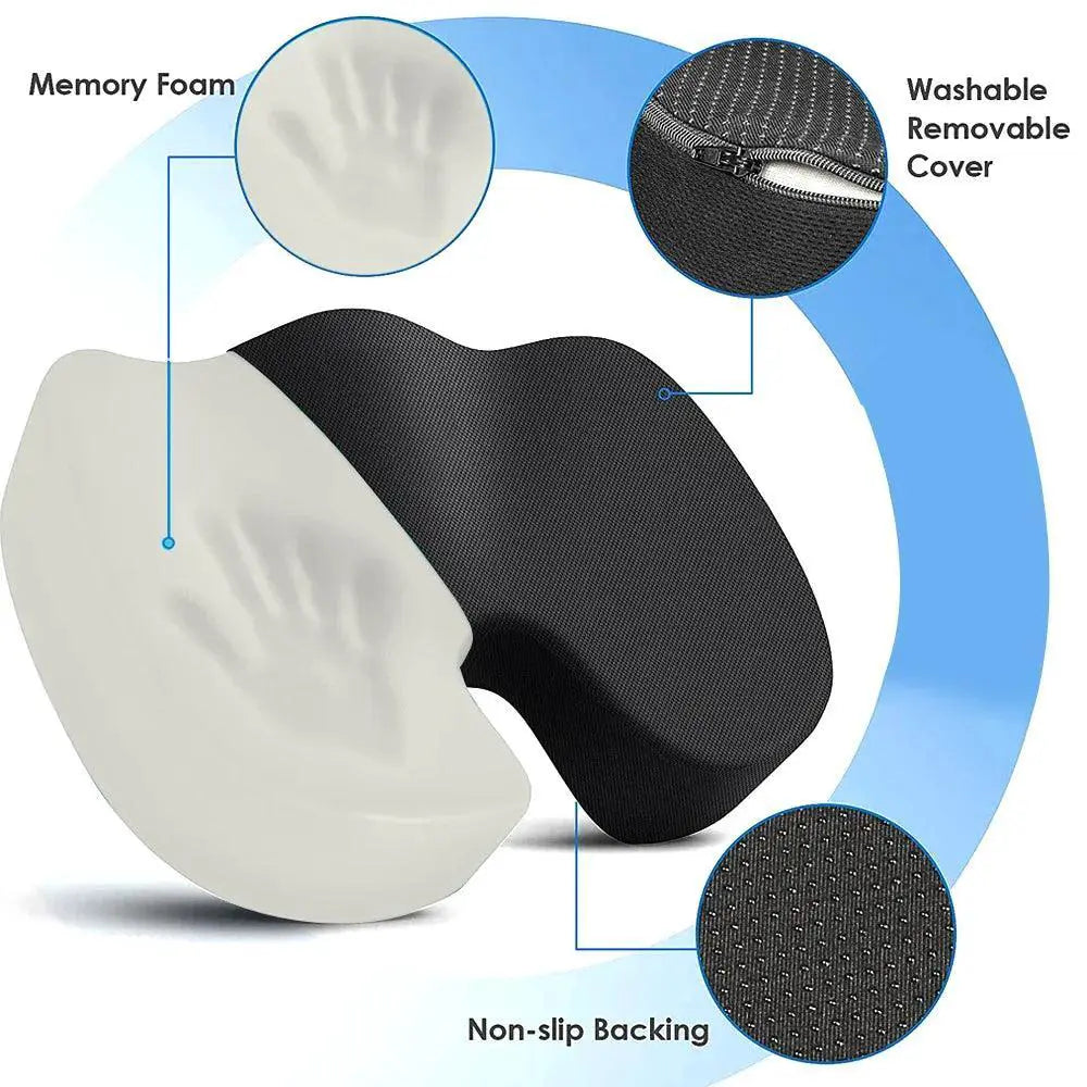 Ergonomic U Shaped Memory Foam Seat Cushion For Comfort