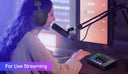 Crisp Sound Gaming Audio Mixer for Streaming