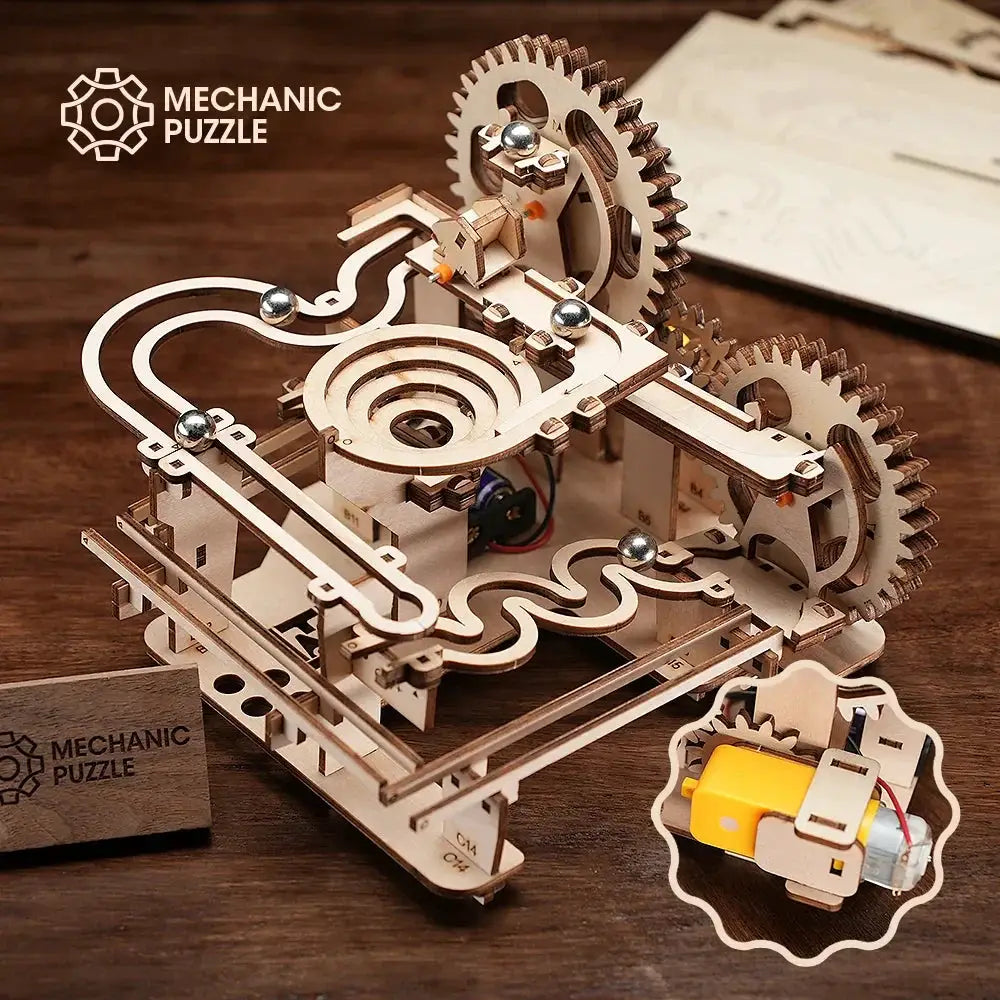 Wooden 3D Puzzle Building Blocks Kit Montessori Toys Kids