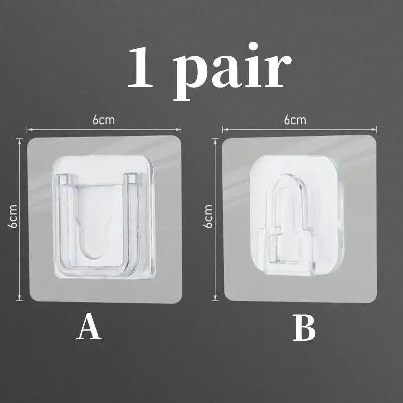 Double Sided Adhesive Wall Hooks For Stylish Organization